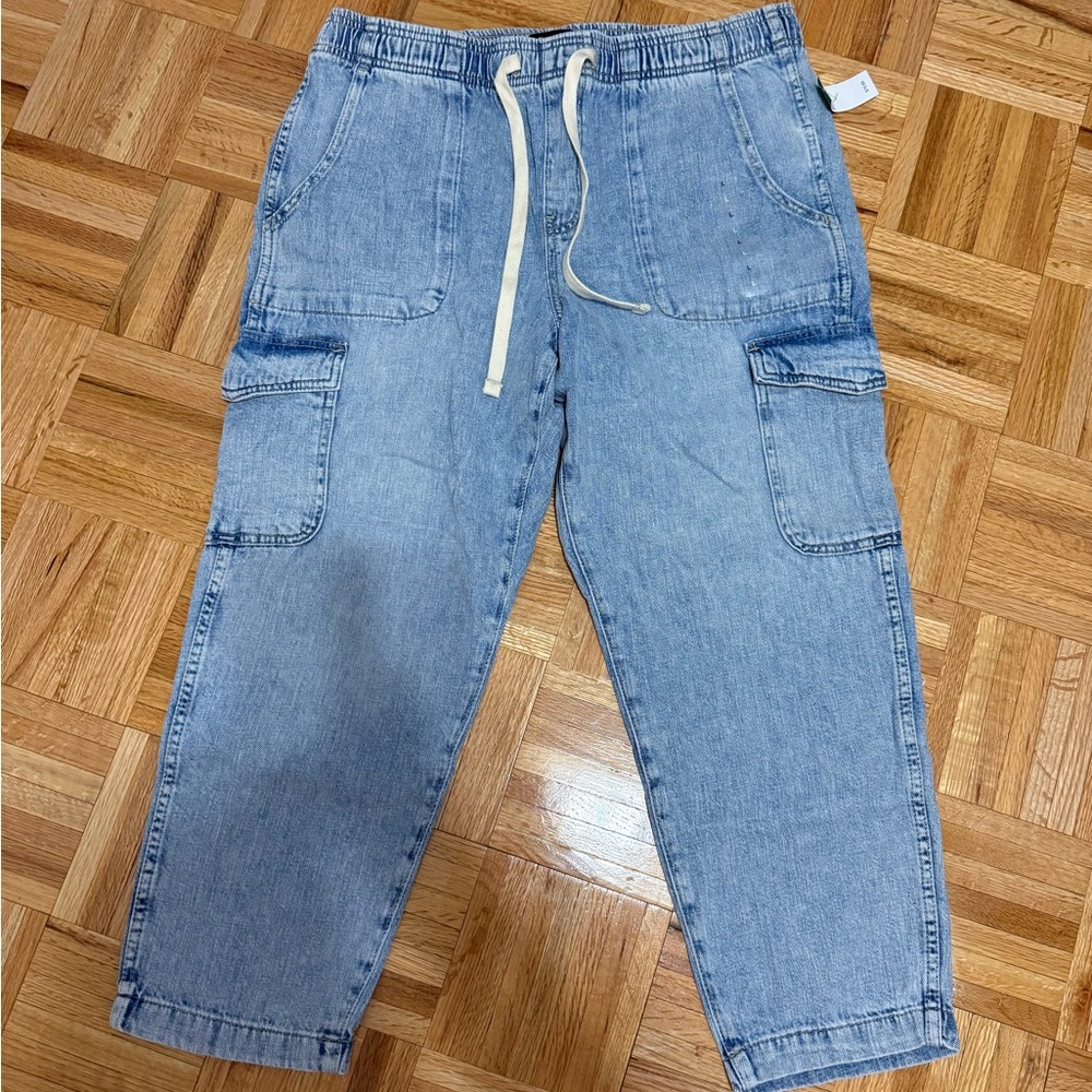 GAP Women’s Denim Blue Cargo Pants